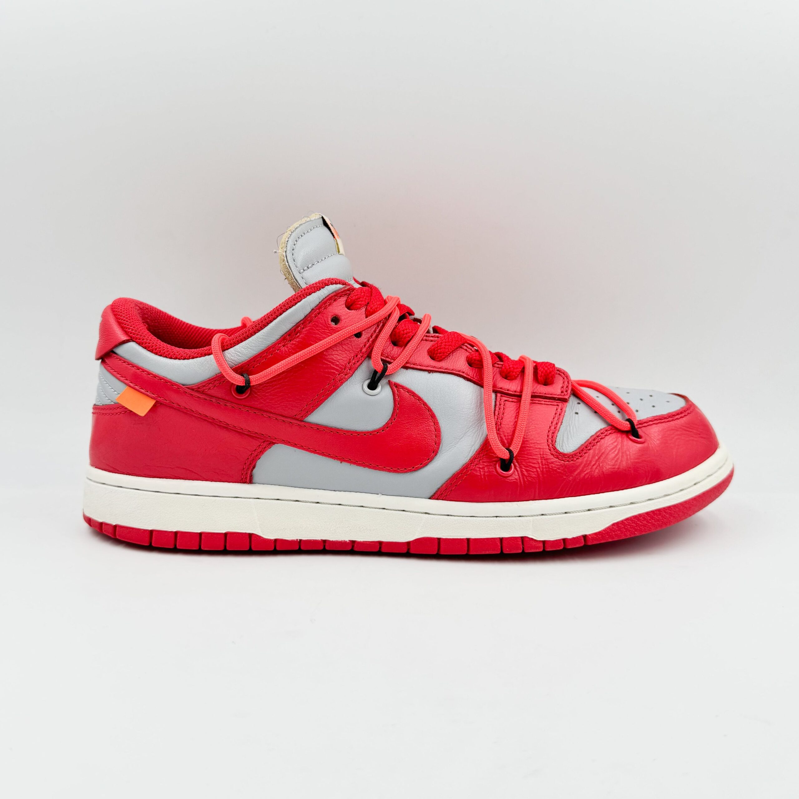 Nike Dunk Low Off-White University Red – Image 4